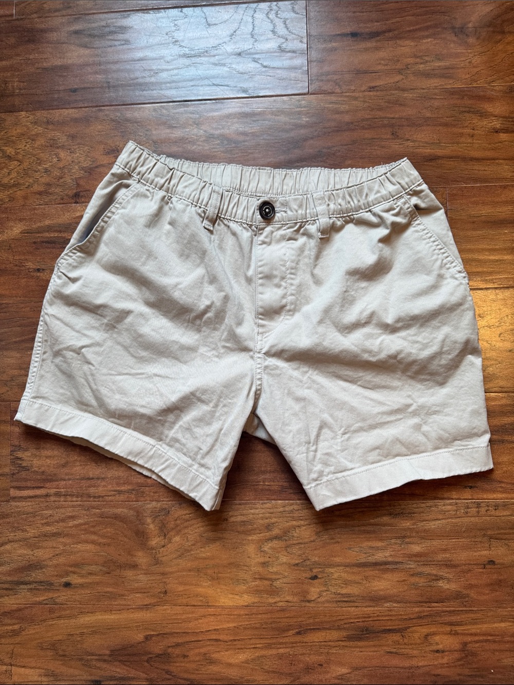 chubbies Beige Men's Casual Cotton Shorts - Picture 2 of 3